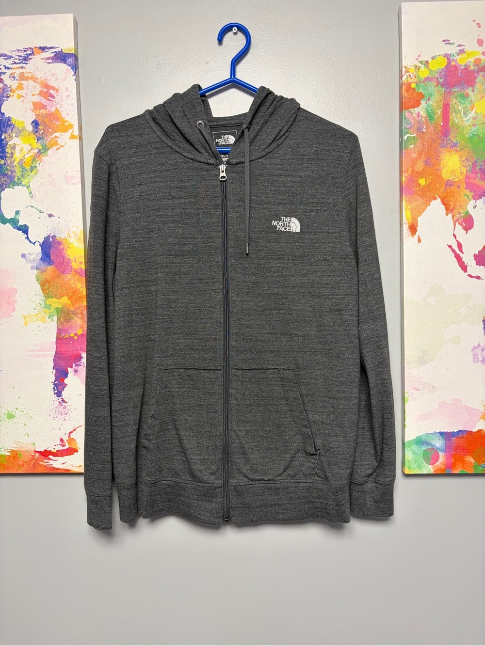The North Face Dark Gray Full-Zip Hoodie